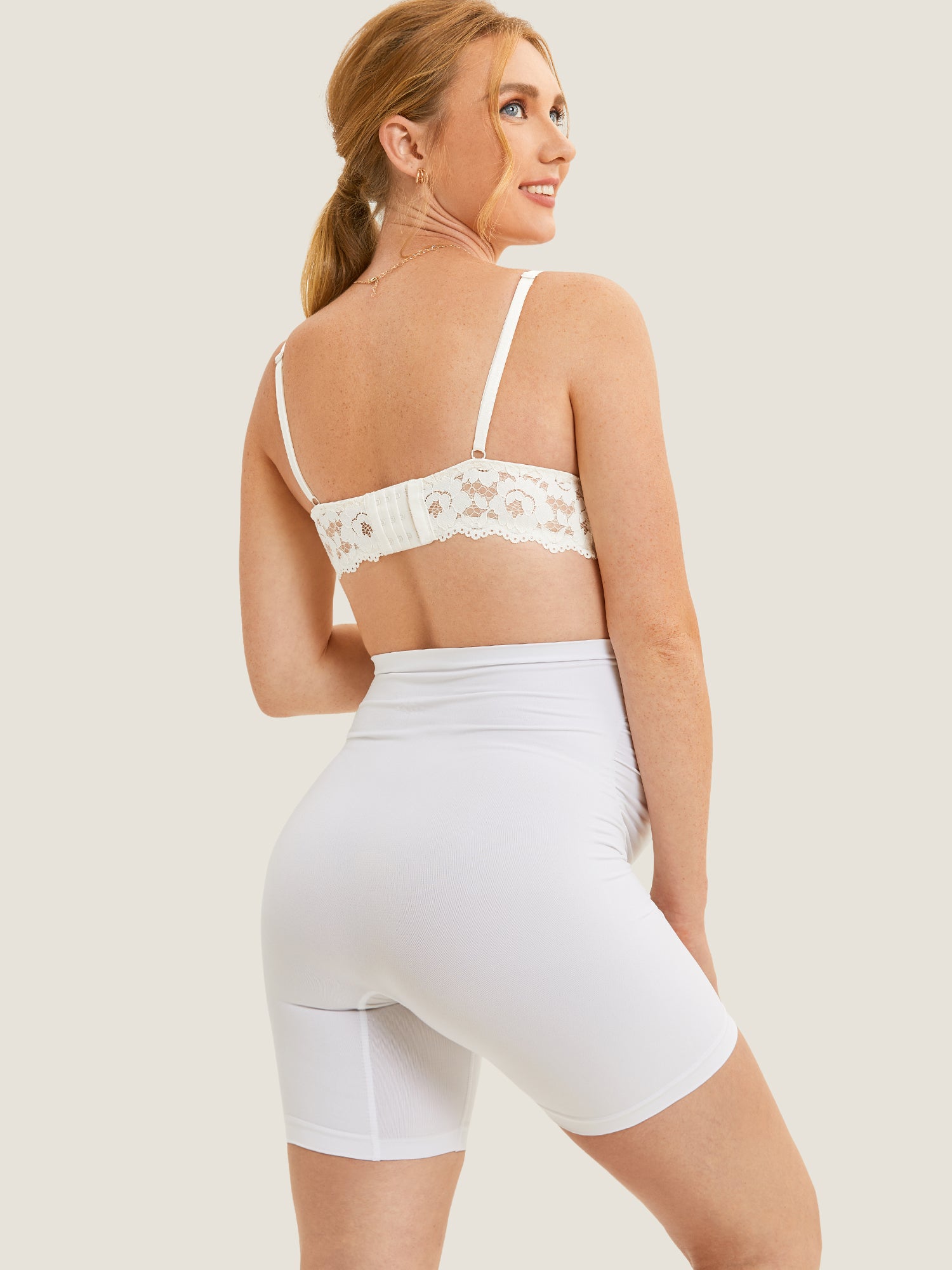 High Waist Shapewear Maternity Shorts|Seamless