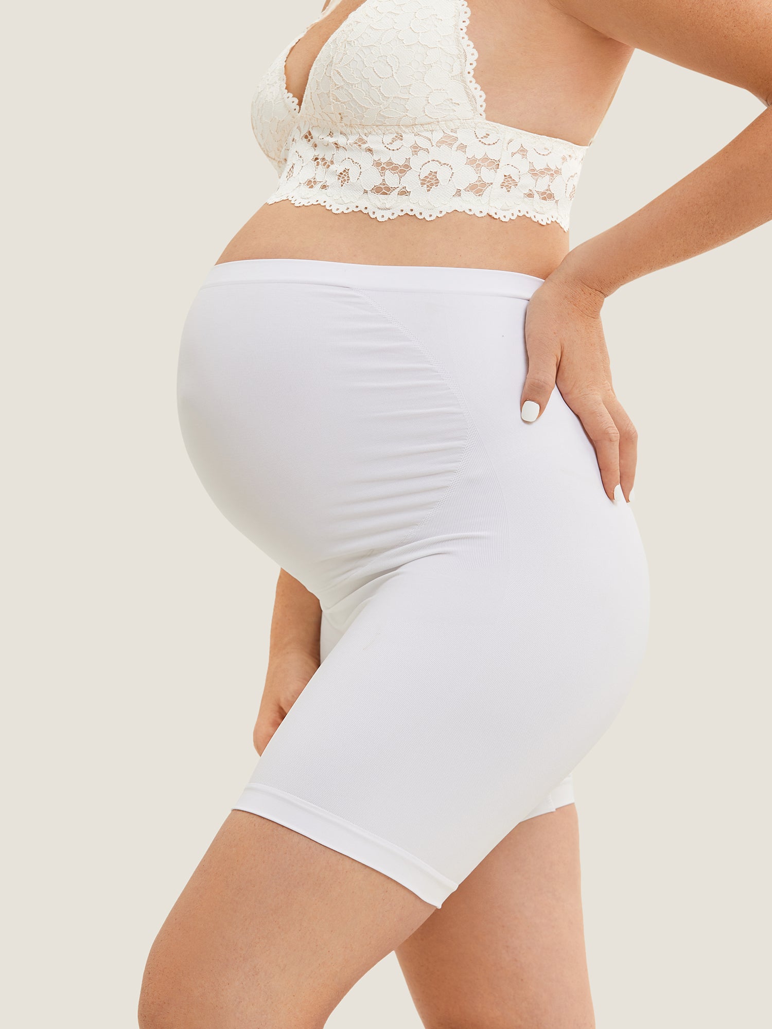 High Waist Shapewear Maternity Shorts|Seamless