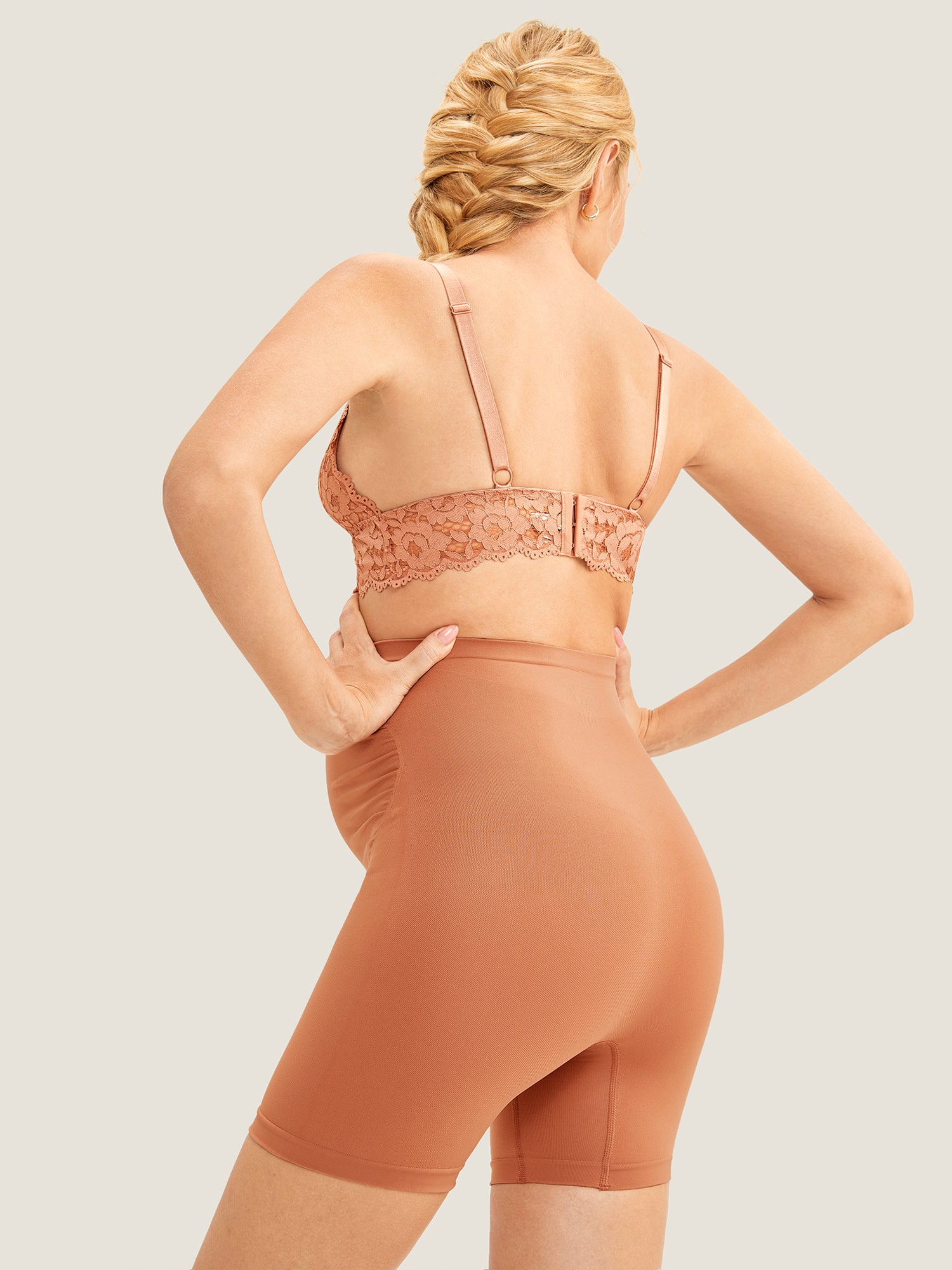 High Waist Shapewear Maternity Shorts|Seamless