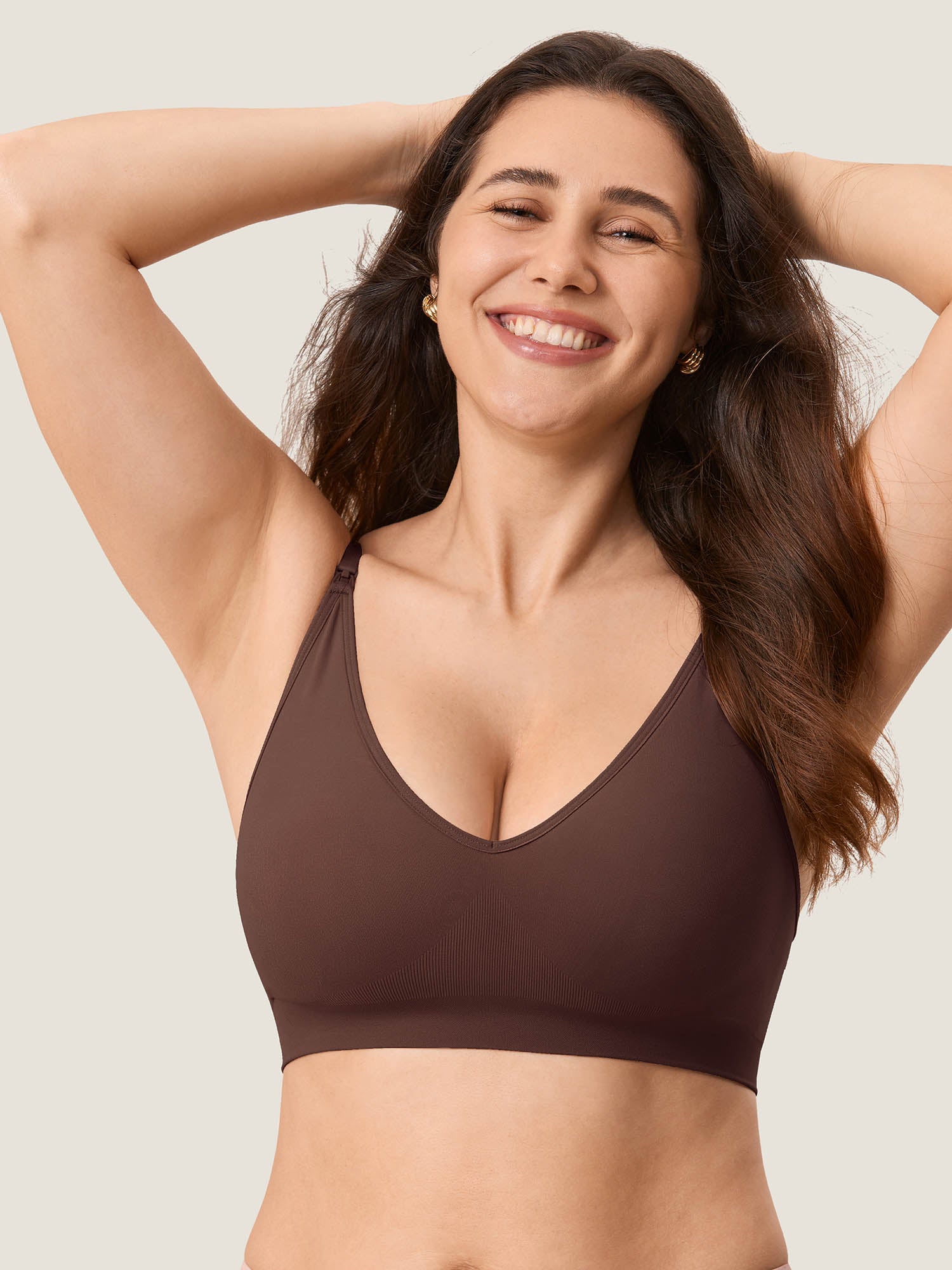 Seamless Soft Knit Nursing Bra
