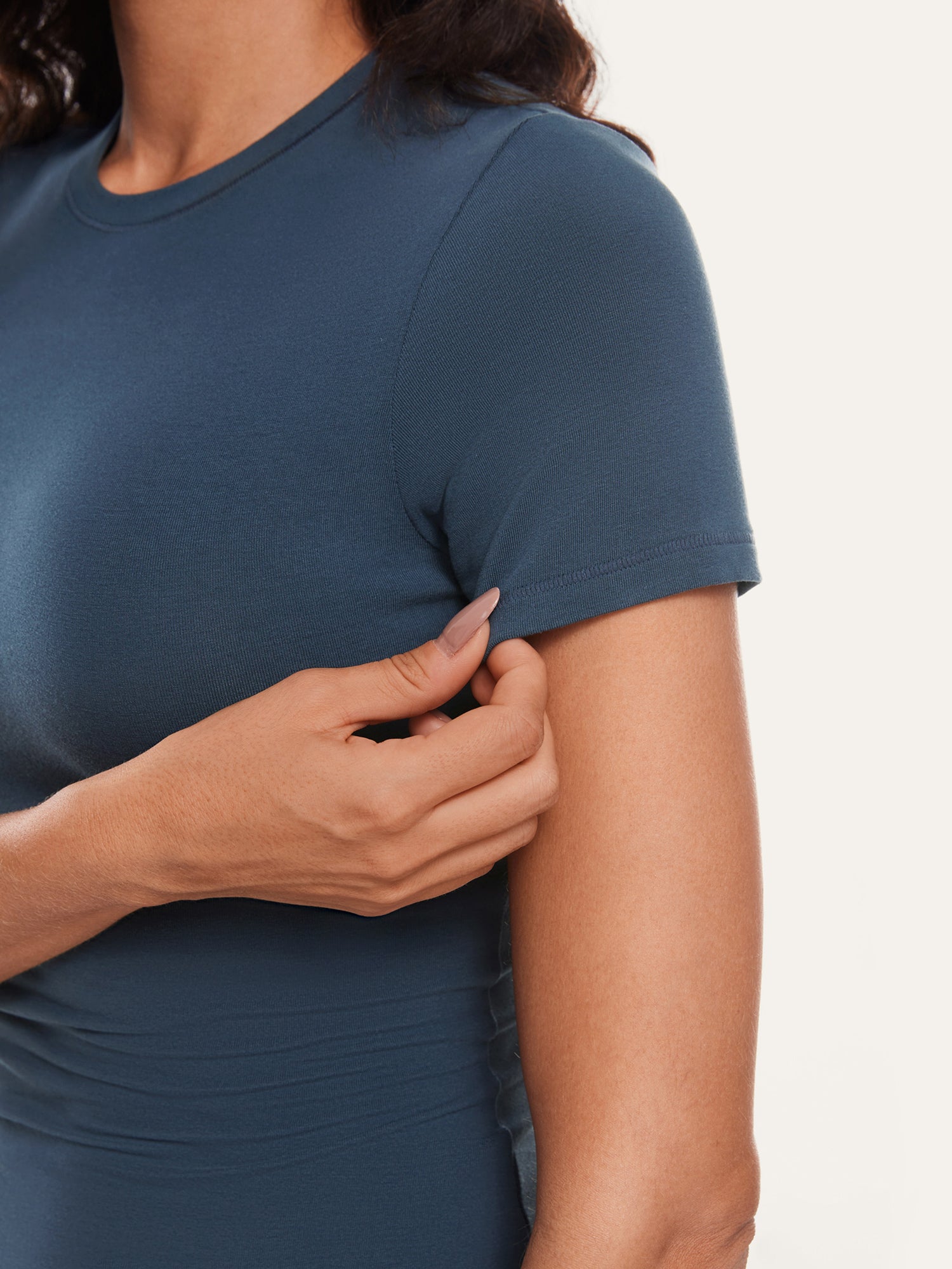 Cotton Basic Casual Crew Neck Tees