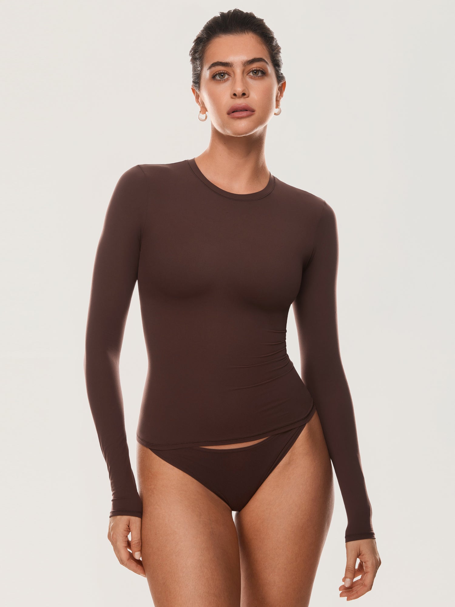 Inbarely® Soft Basic Long Sleeve Tees