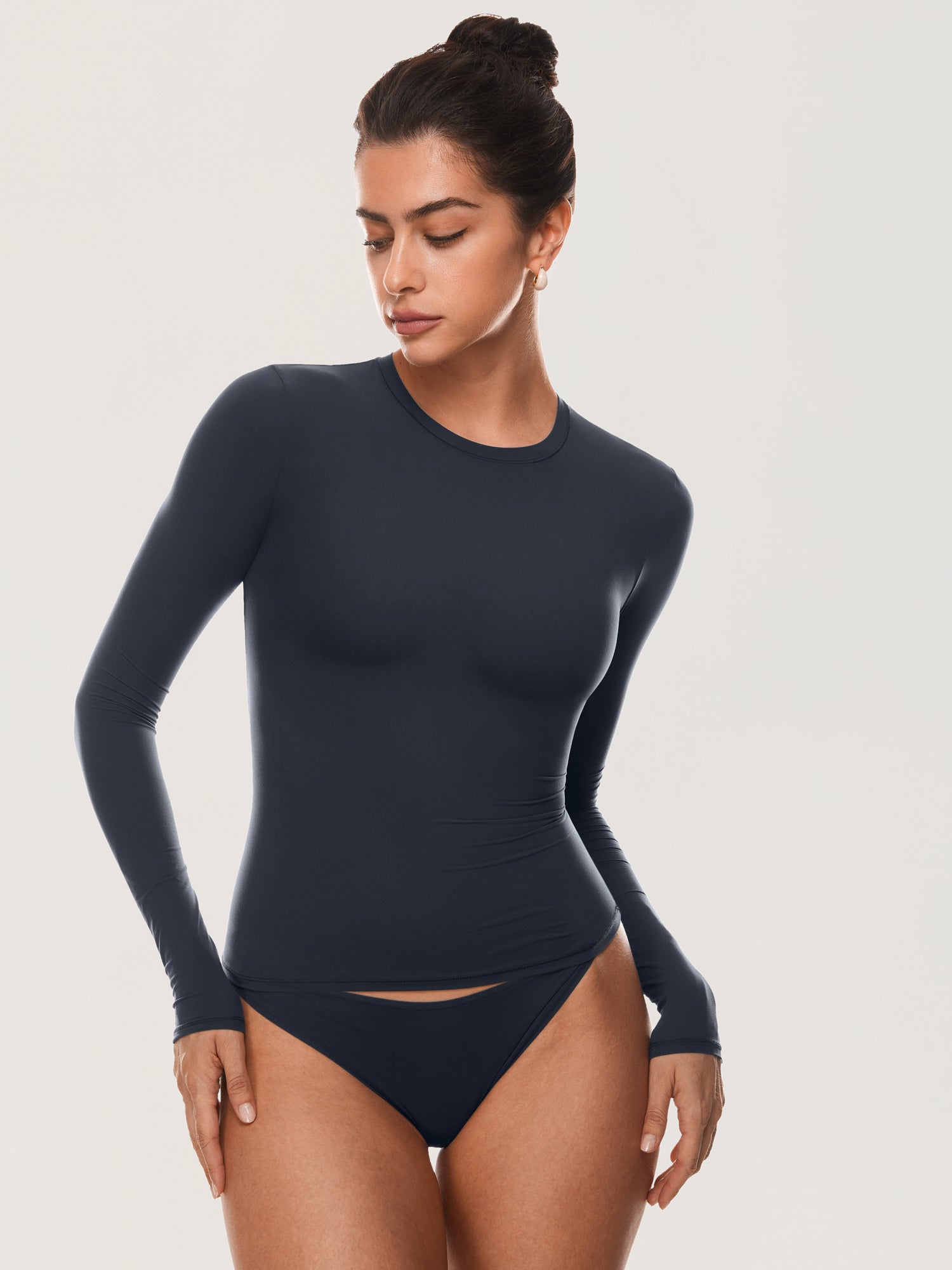 Inbarely® Soft Basic Long Sleeve Tees