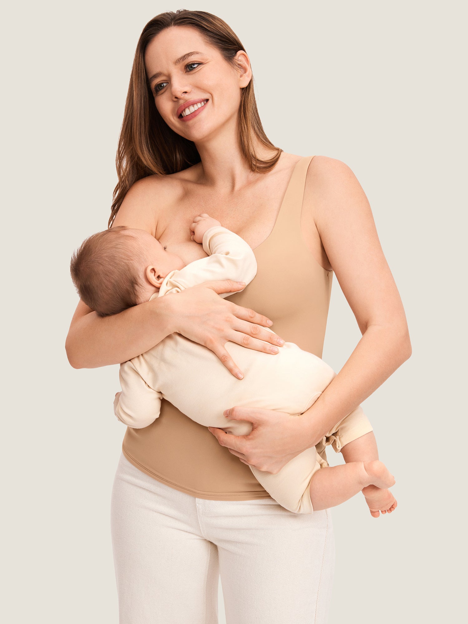 Inbarely® Square Neck Maternity Tank Top