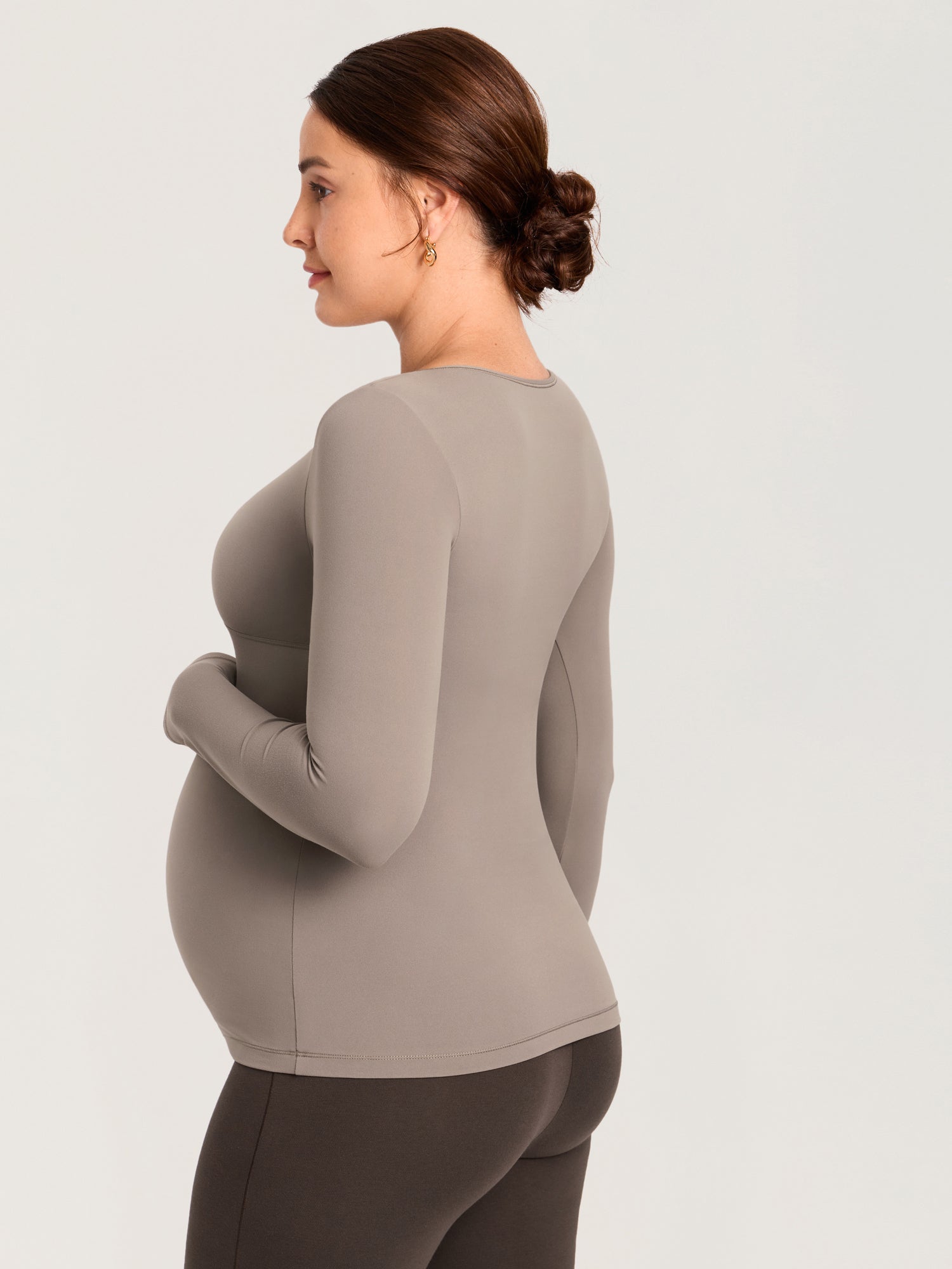 Crossover Maternity Tops & Flare Leggings
