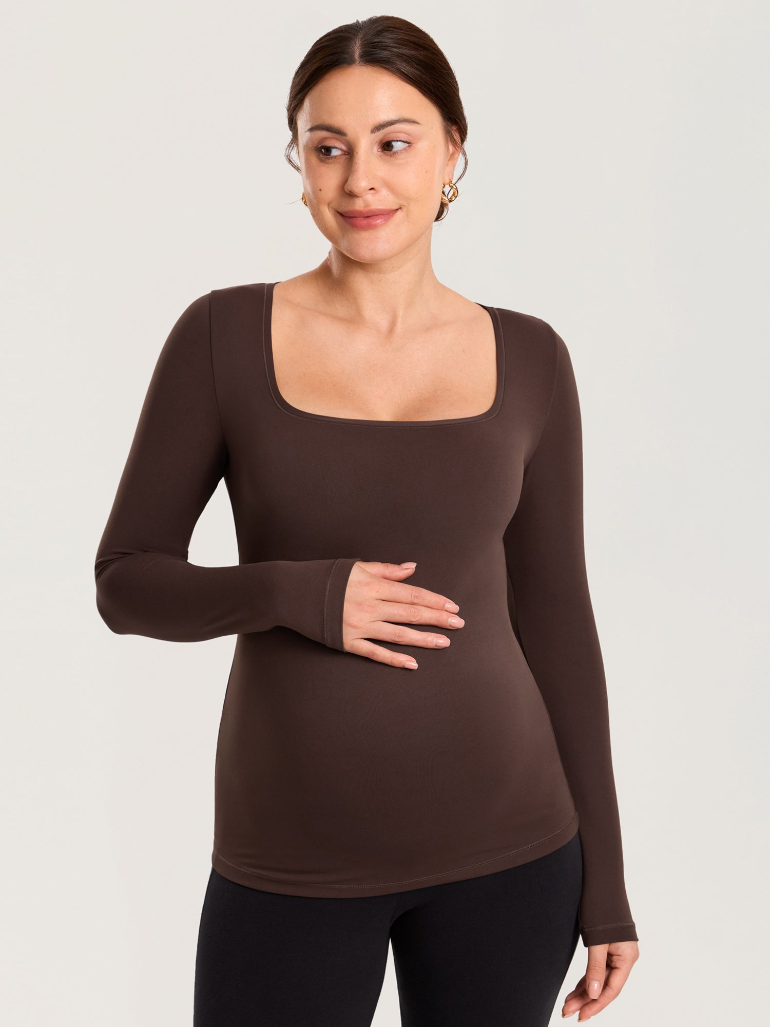 2 Pack AirSoft Maternity Long Sleeves Tops