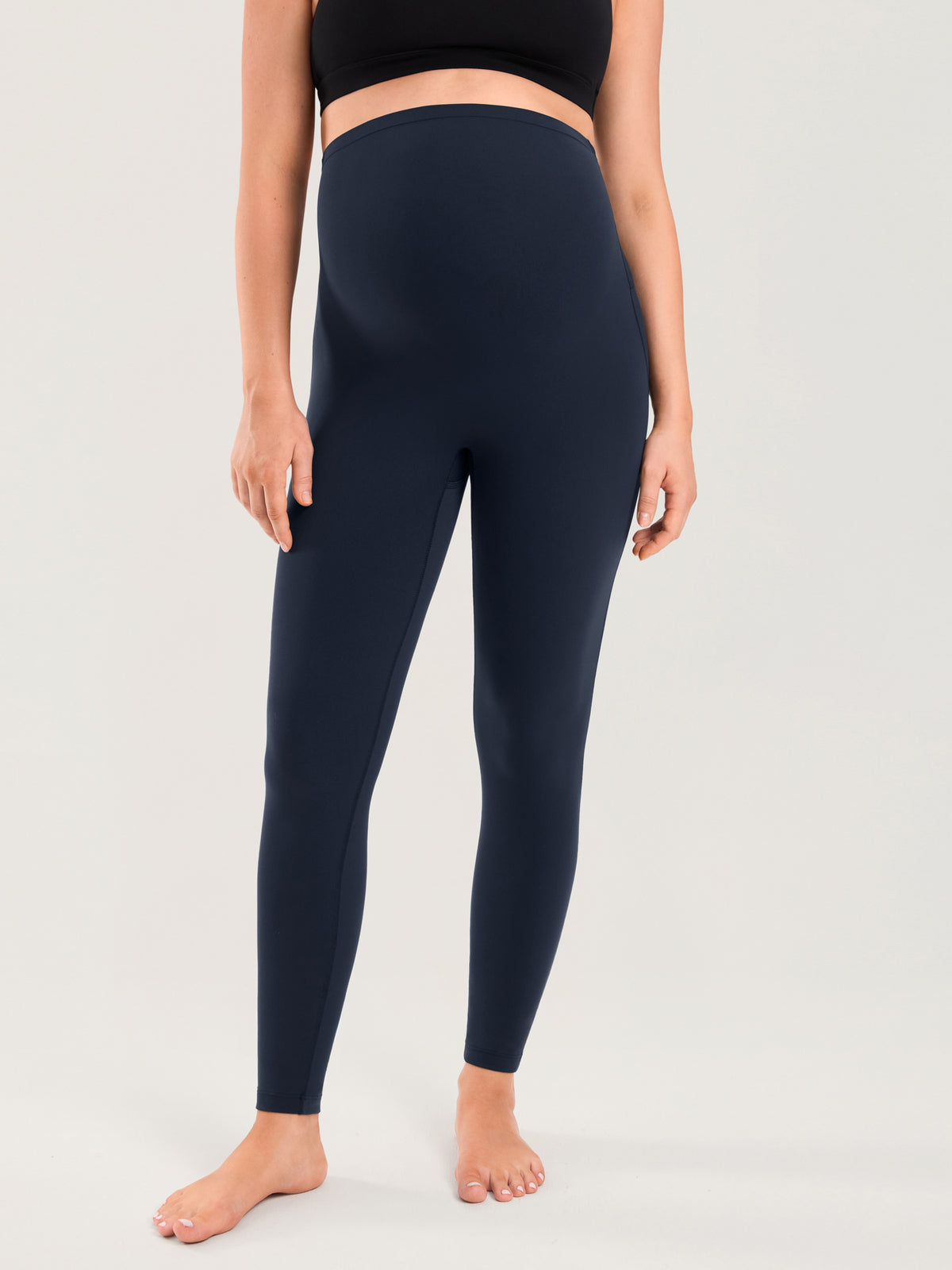 Natrelax® Seamless-Front Maternity Leggings 25"