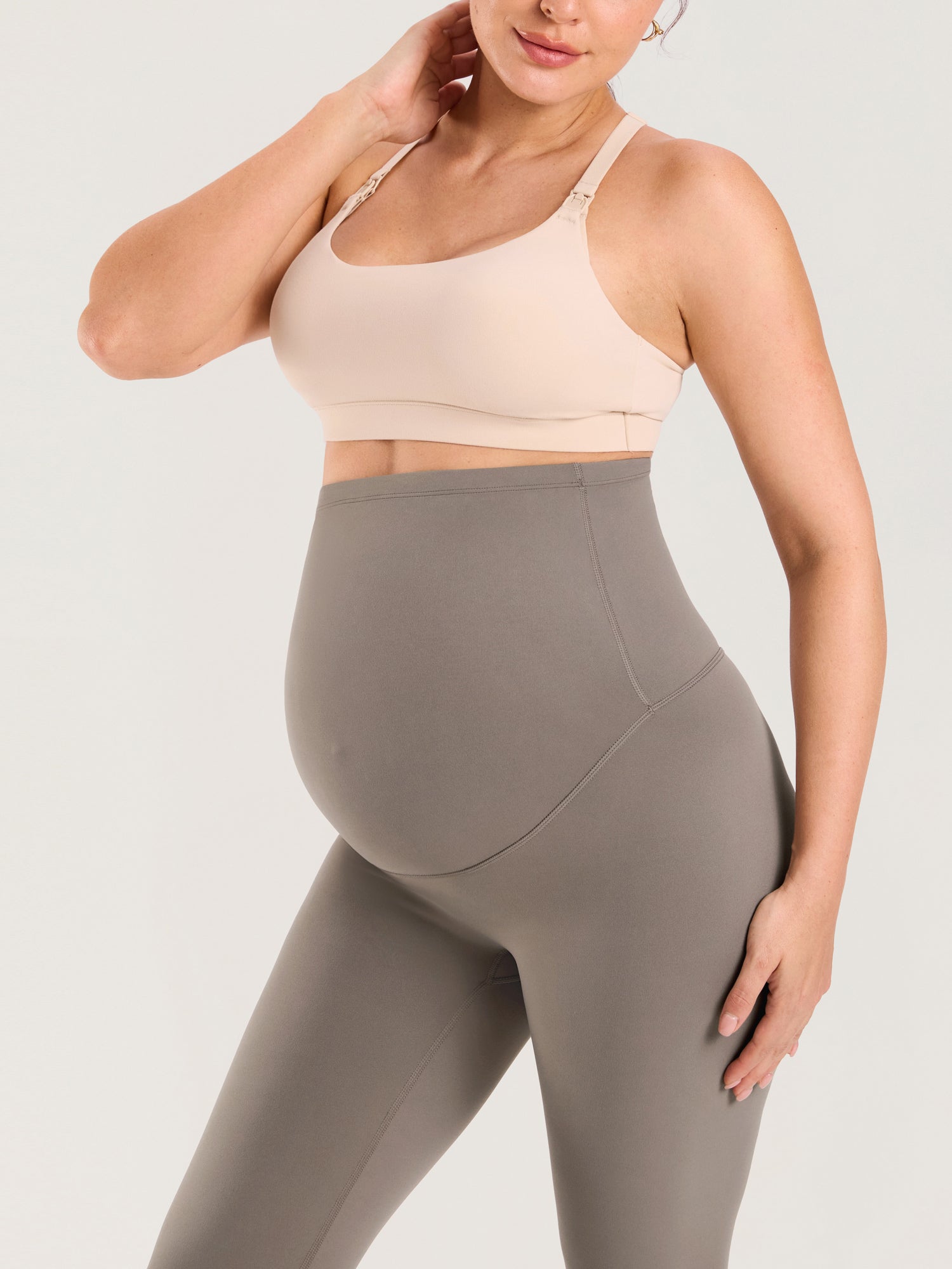 Natrelax® No Front Seam Maternity Flare Leggings 31.5"