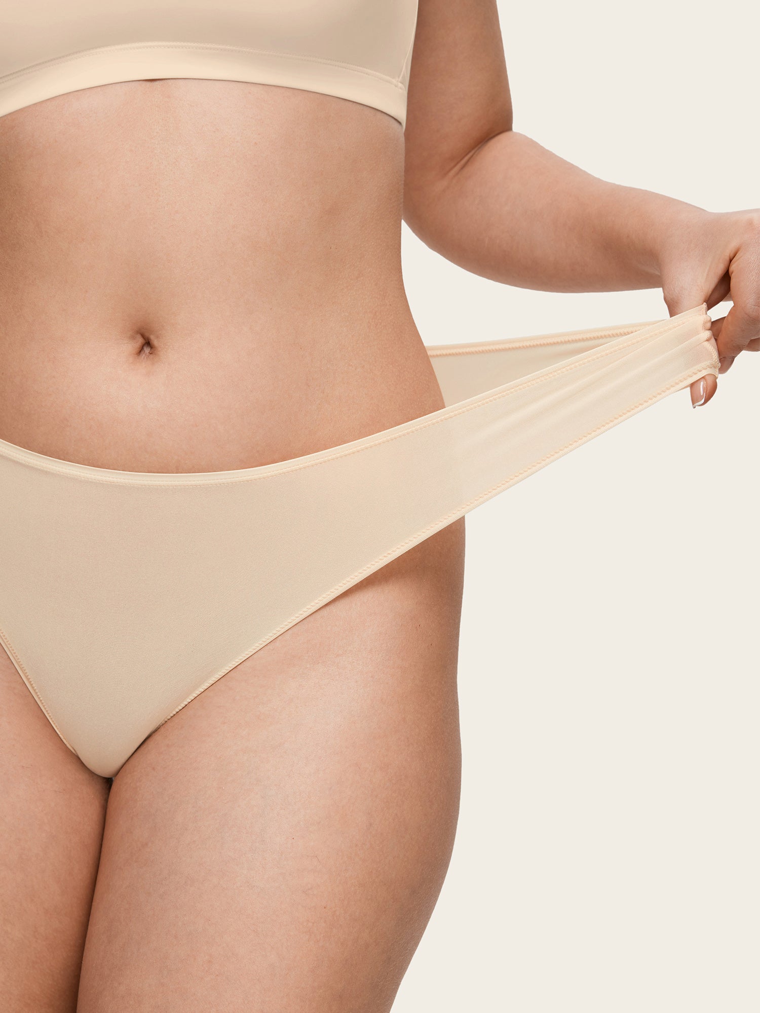 MagneticFit High Cut Briefs 3 Pack Parchment (3pack)