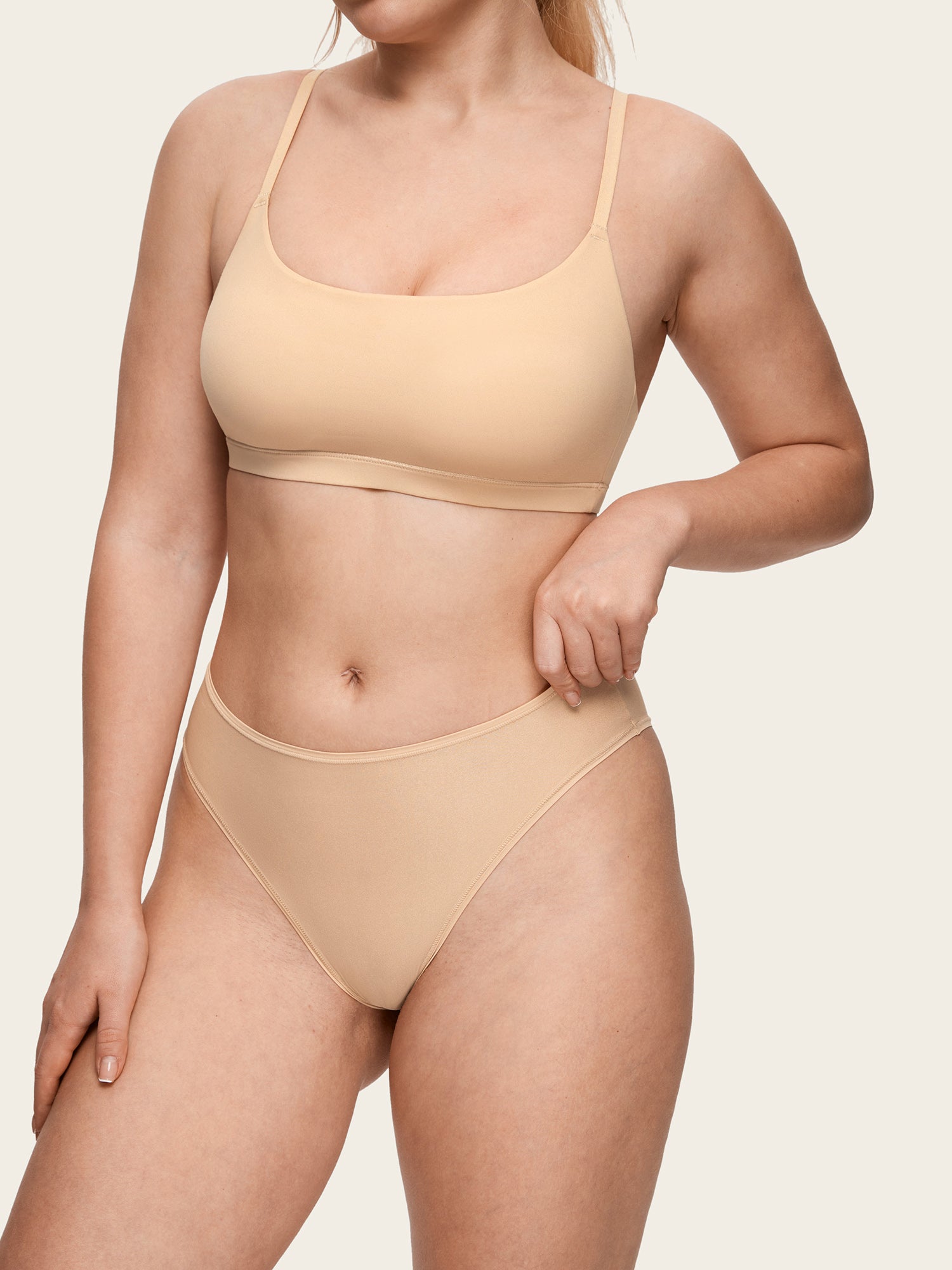 MagneticFit High Cut Briefs 3 Pack Beige (3pack)