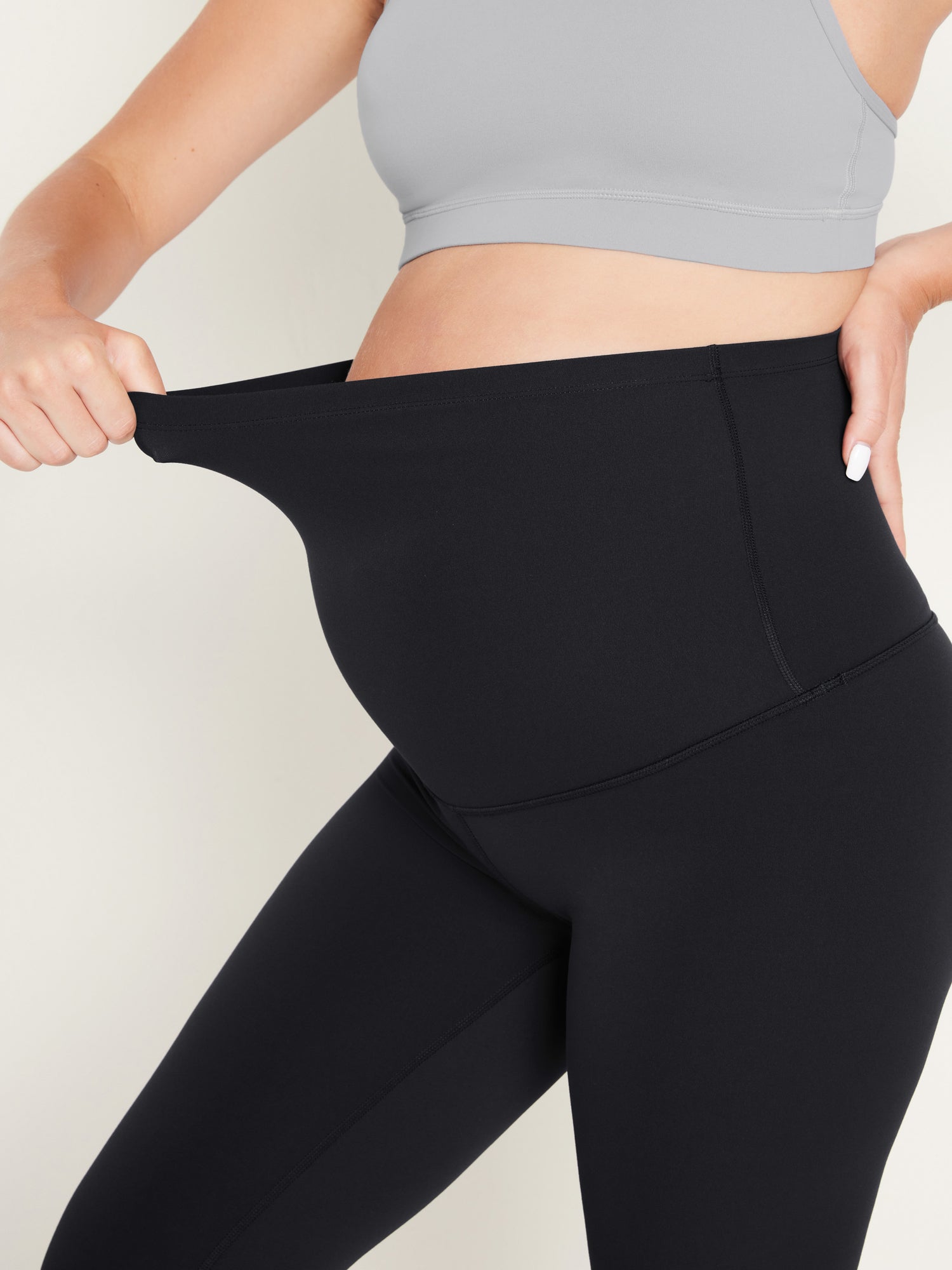 Women's Maternity Leggings Super High Rise Natrelax 25'' Black