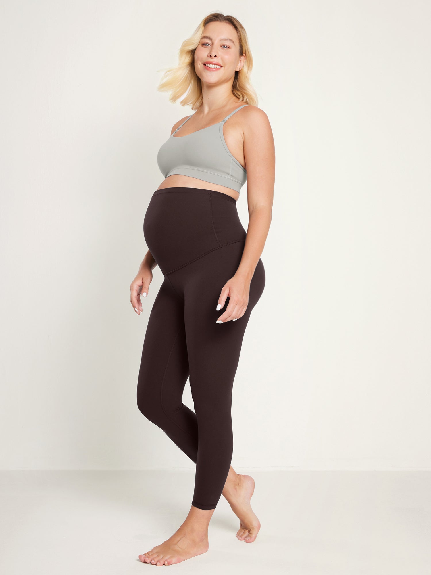 Women's Maternity Leggings Super High Rise Natrelax 25'' Black