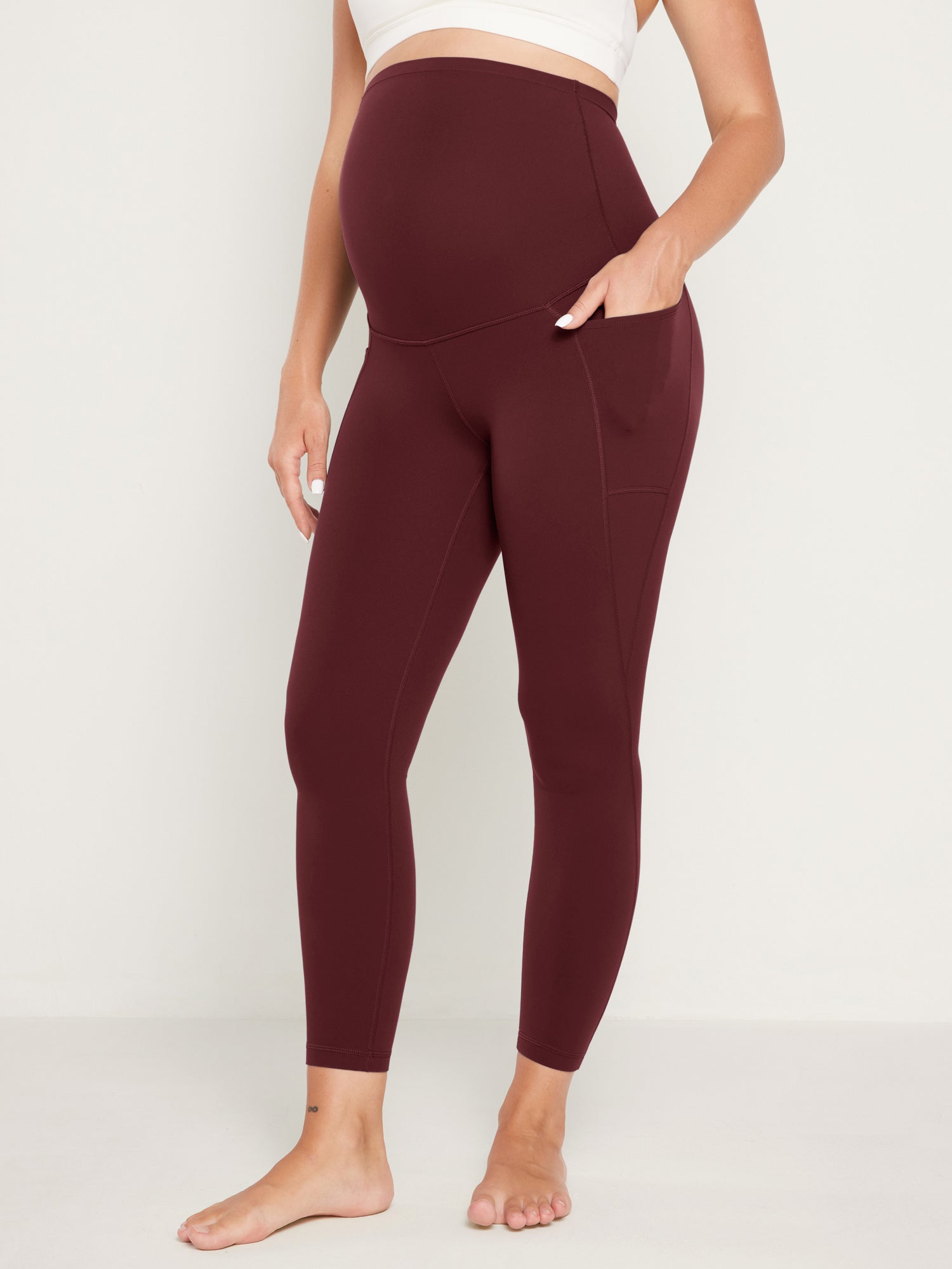 Natrelax® Maternity Leggings 25" - With Pockets