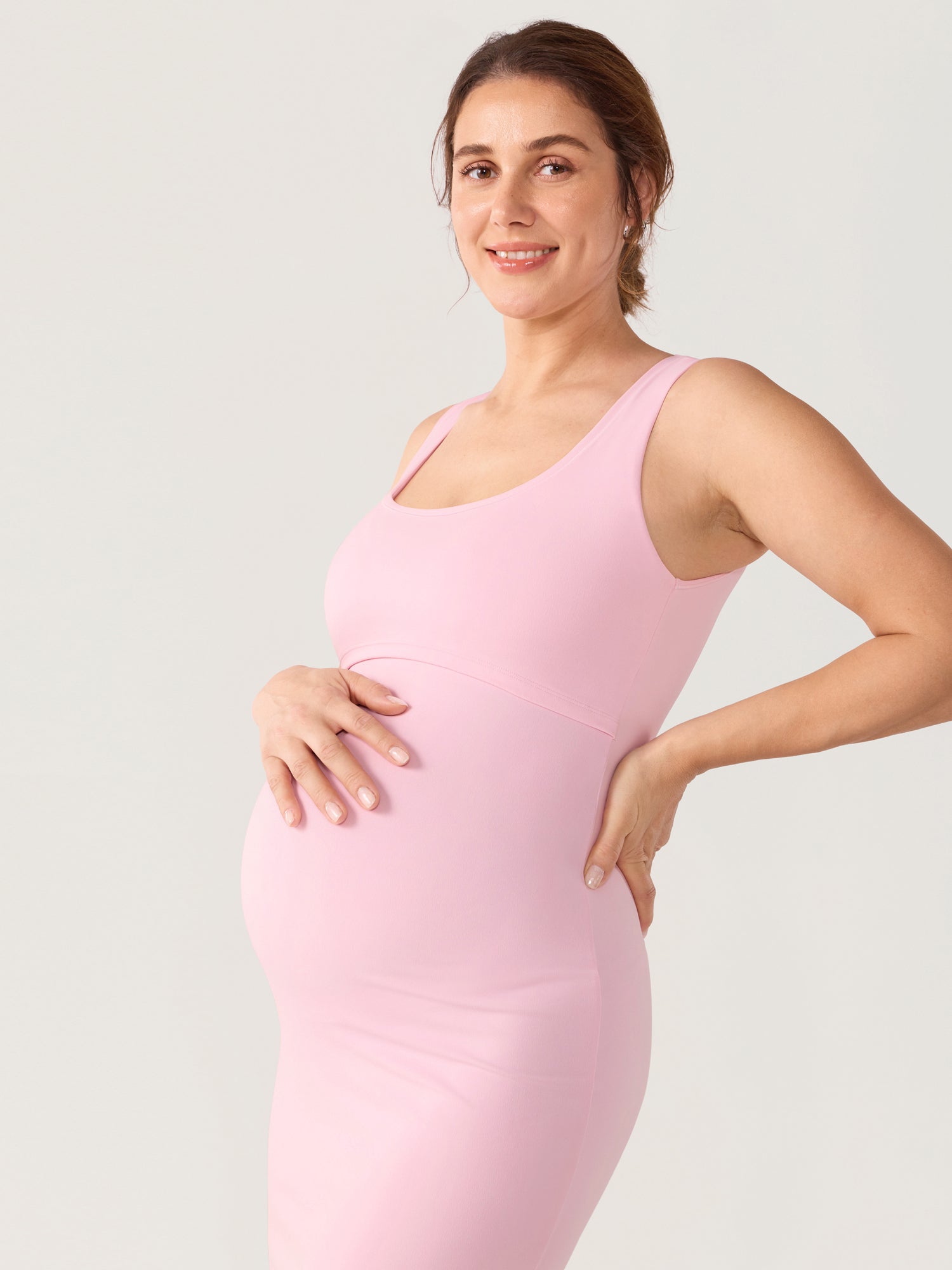 Natrelax® Hidden Crossover Babycon Maxi Dress