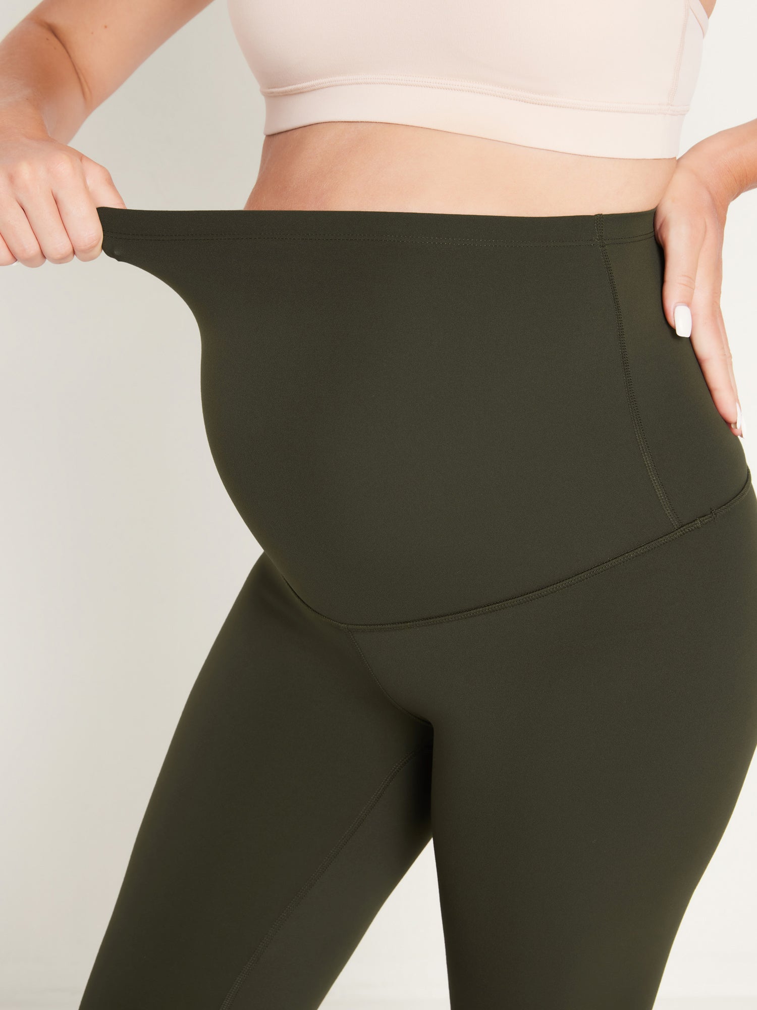 Women's Maternity Leggings Super High Rise Natrelax 25'' Hot Fudge Brown